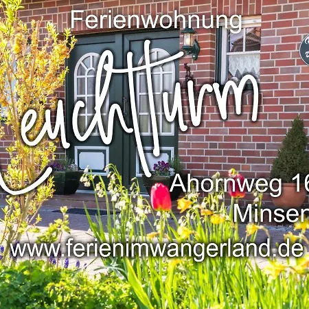 Ferien Im Wangerland Ferienwohnung Leuchtturm Minsen Schillig Hund Pool Sauna Norderaltendeich Extérieur photo